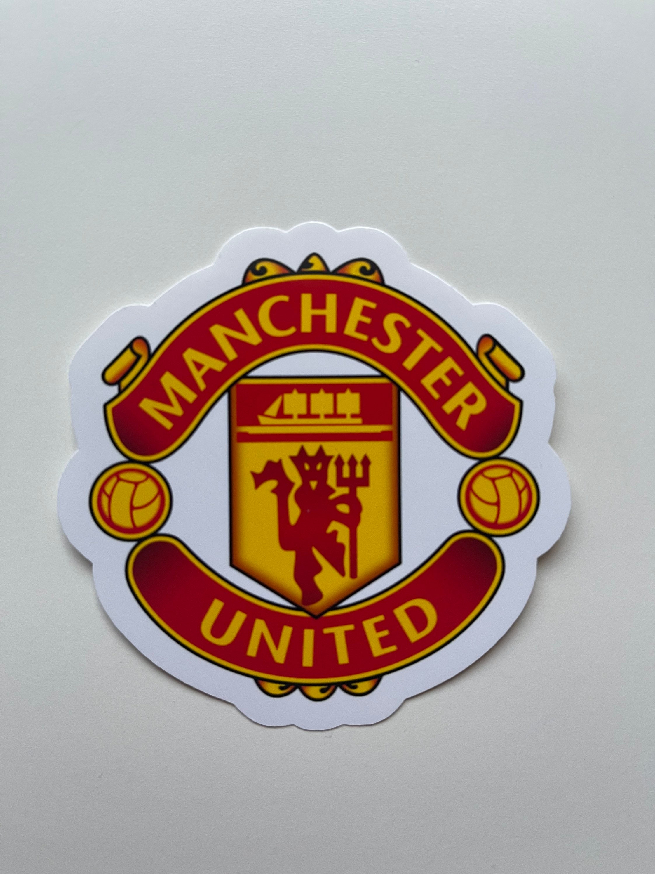 Manchester United Sticker Etsy