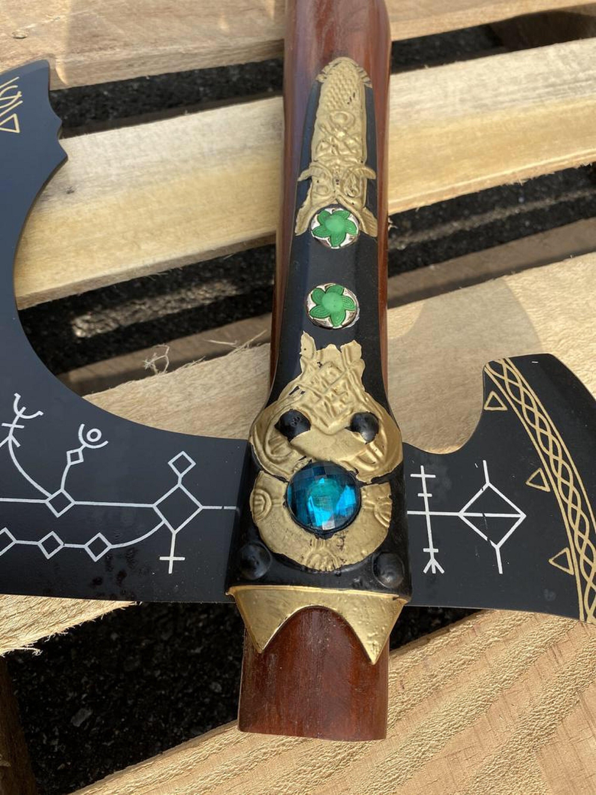 GOD OF WAR Kratos Leviathan Axe, Scandinavian Axe, Norse Axe, Celtic