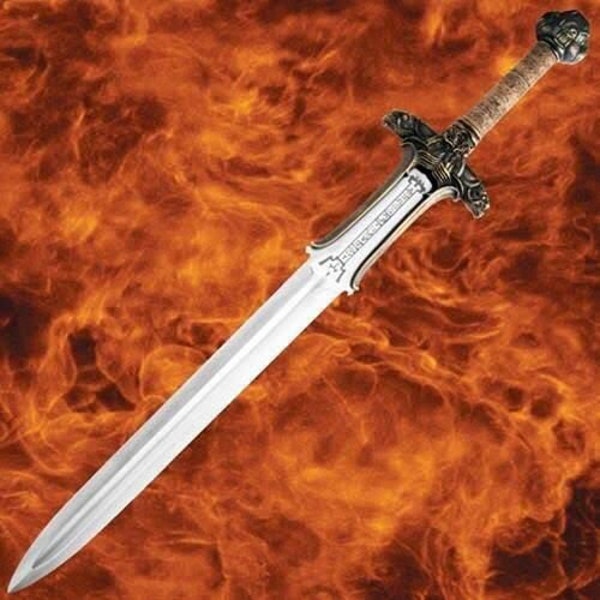 CUSTOM Hand Forged Stainless Steel CONAN The Destroyer Atlantean Fantasy Antiquated Collectable Barbarian Sword Christmas Gift for Him,