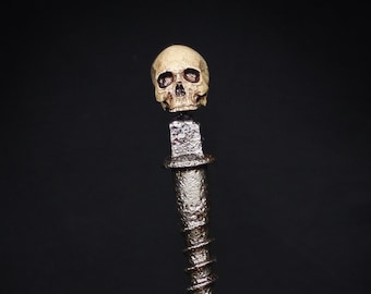 Beer Tap Handle: Gothic Sleeper Skull