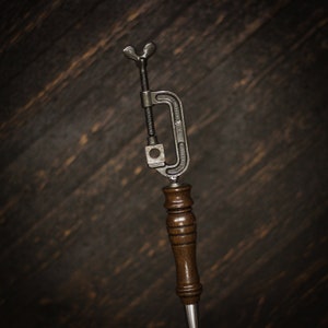 Beer Tap Handle: Vintage C-clamp with Nut