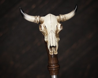 Zapfhahngriff: Longhorn Skull - 8