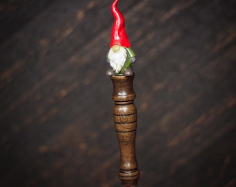 Beer Tap Handle: Festive Gnome VII