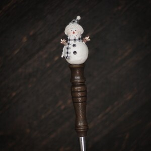 Beer Tap Handle: Festive Snowman Beer Tap Handle