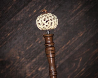 Resin Pumpkin Beer Tap Handle: White