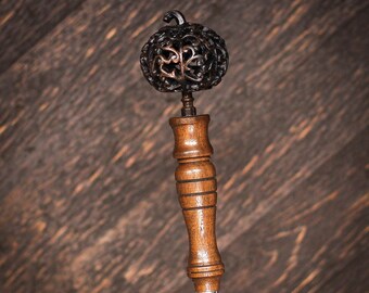 Resin Pumpkin Beer Tap Handle: Midnight