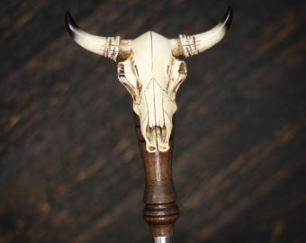 Zapfhahngriff: Longhorn Skull - 10