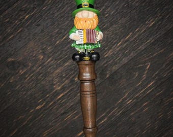 Beer Tap Handle: Lucky the Leprechaun