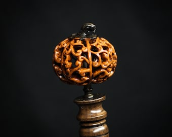 Resin Pumpkin Beer Tap Handle: Orange