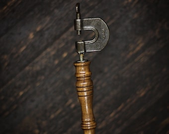 Beer Tap Handle: Vintage C-Clamp
