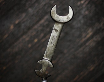 Beer Tap Handle: Vintage Oxweld 3-way Wrench Lg