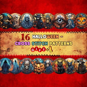 16 Halloween Stitching Designs - Cross Stitch Patterns