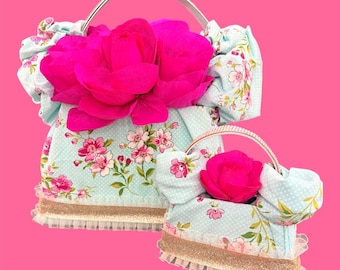 Custom Handmade Lollipop Roses Bouquet | Looks Like a Baby Doll Dress.