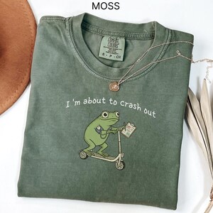 Grappige kikker verpleegstershirt, comfortkleuren grappig verpleegstershirt, ik sta op het punt te crashen, nachtdienst CNA cadeau, waardering verpleegkundige