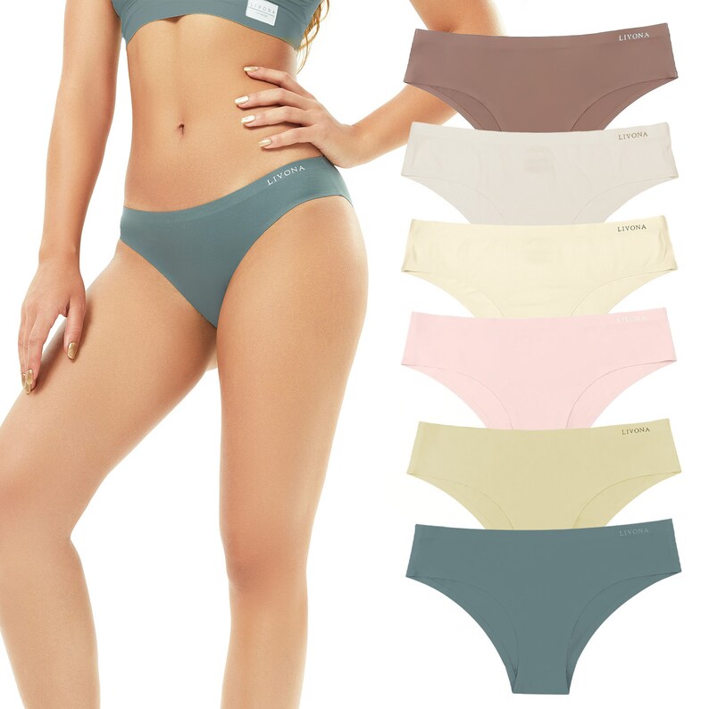 Livona 6 Pack Seamless Underwear for Women Cheeky Underwear Etsy