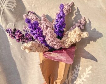 Crochet Lavender Flowers | Spring Cottagecore