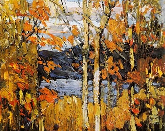 Tom Thomson - Early Autumn, Algonquin Park - Etsy Canada Tom Thomson - Early Autumn, Algonquin Park - Etsy Canada