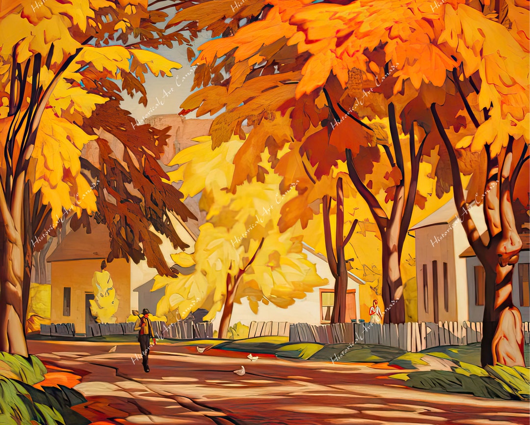 A.J. Casson Street in Glen Williams Etsy