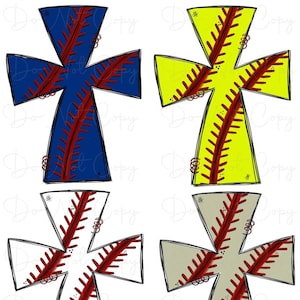 Baseball/Softball Crosses - School Spirit - Sublimation PNG - Digital Art