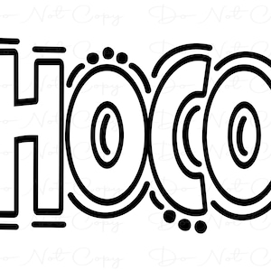 以下が含まれることがあります： スタイリッシュなフォントで書かれた「HO-CO」という単語の白黒のグラフィックデザインです。