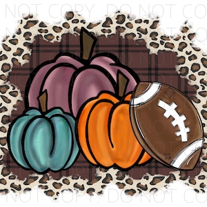 Fall Football - School Spirit - Sublimation PNG - Digital Art