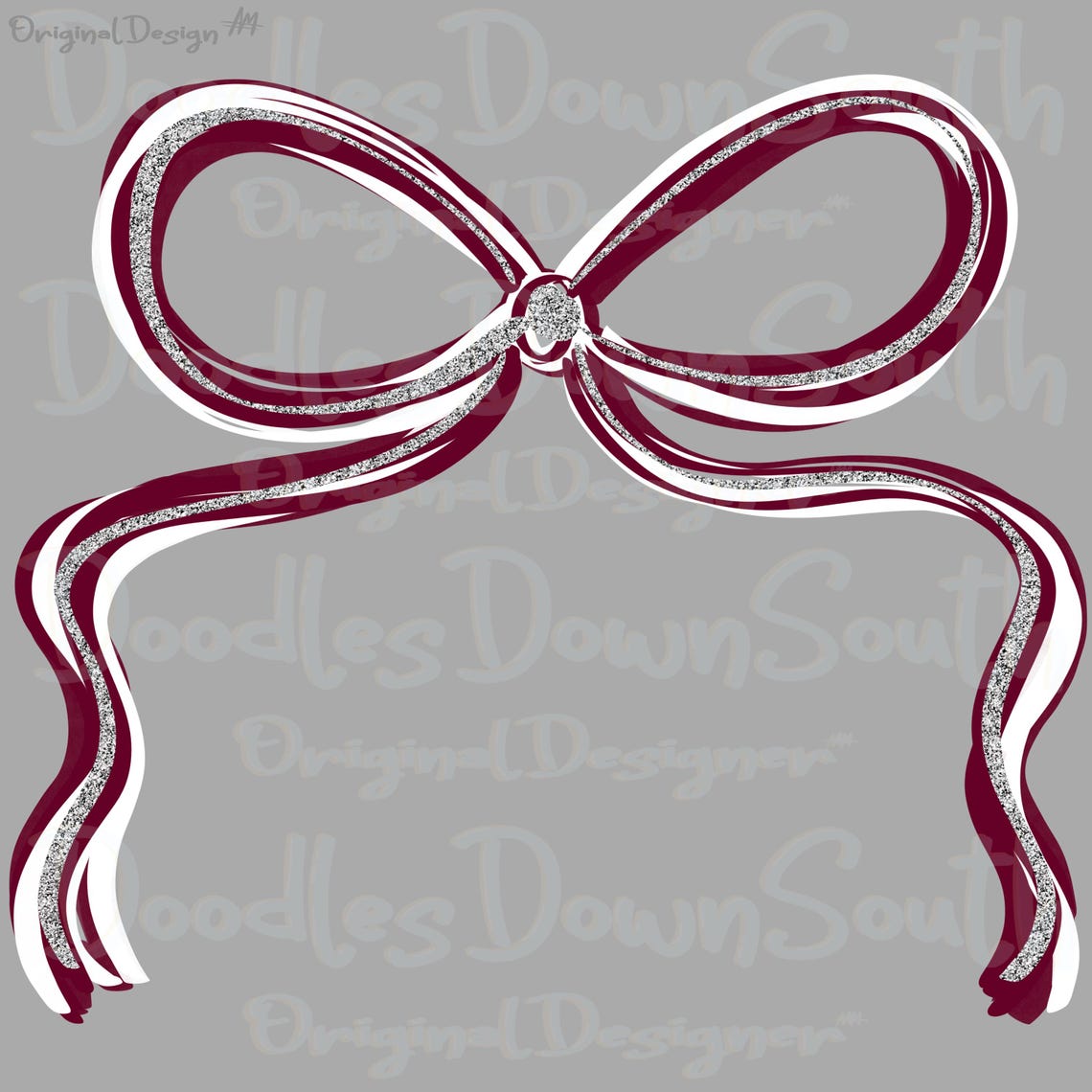 Cheer Bow Frame – Varsity Coquette Preppy DTF Sublimation PNG (digital ...