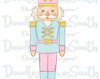 Nussknacker - Preppy - Pastell - PNG - Digital Artwork - Clip Art
