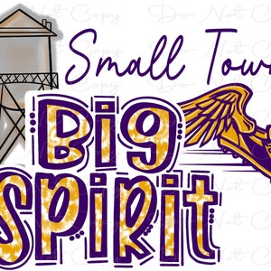 Small Town Big Spirit - Cross Country - Doodle Letters TieDye - Sublimation PNG - Digital Artwork - Clip Art
