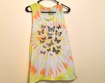 Tie dyed tank Large