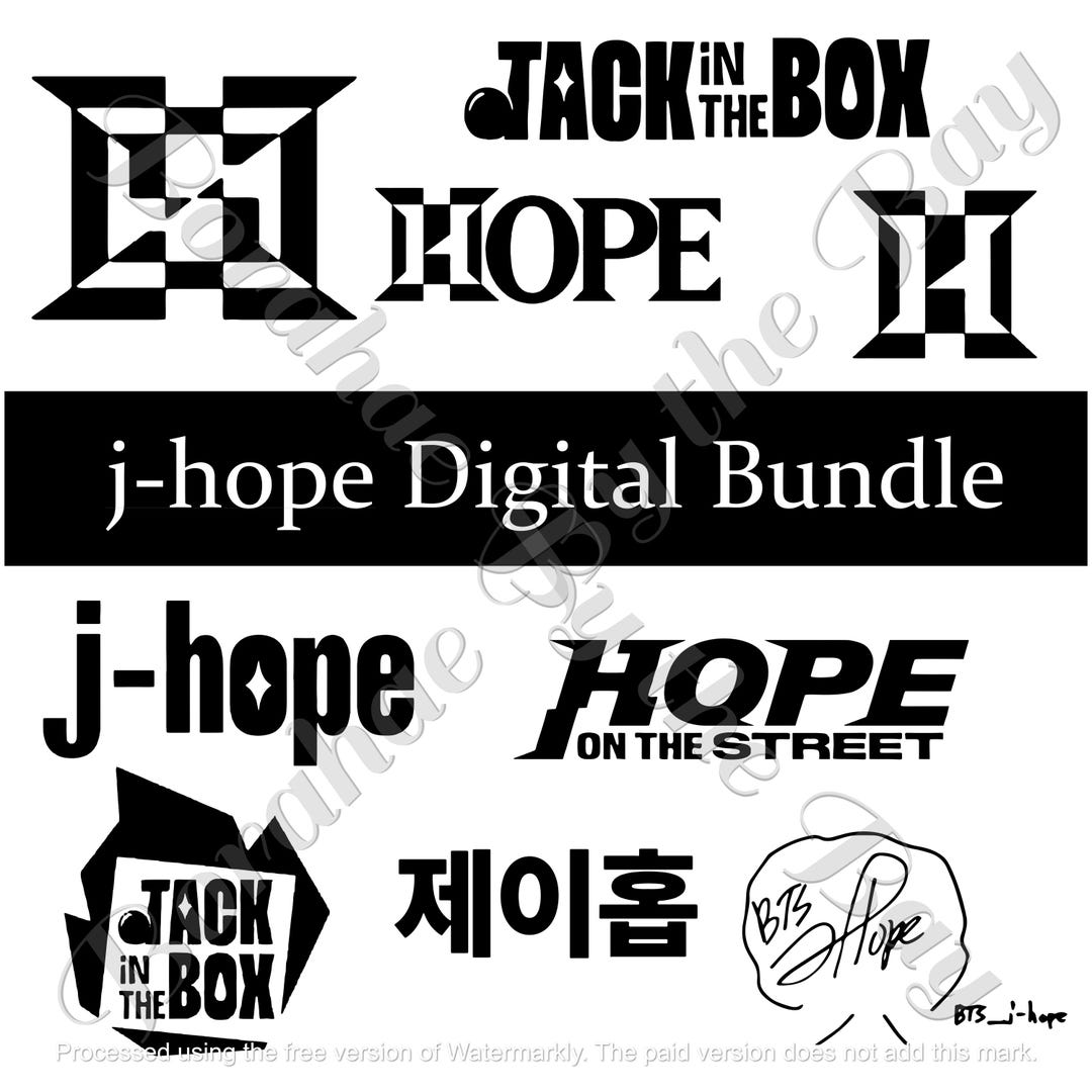 J-hope von BTS Hope on the Stage Digital Bundle svg jpg Cricut ...