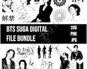 Suga Min Yoongi Agust D From BTS - Dday Digital Bundle Svg Jpg Png