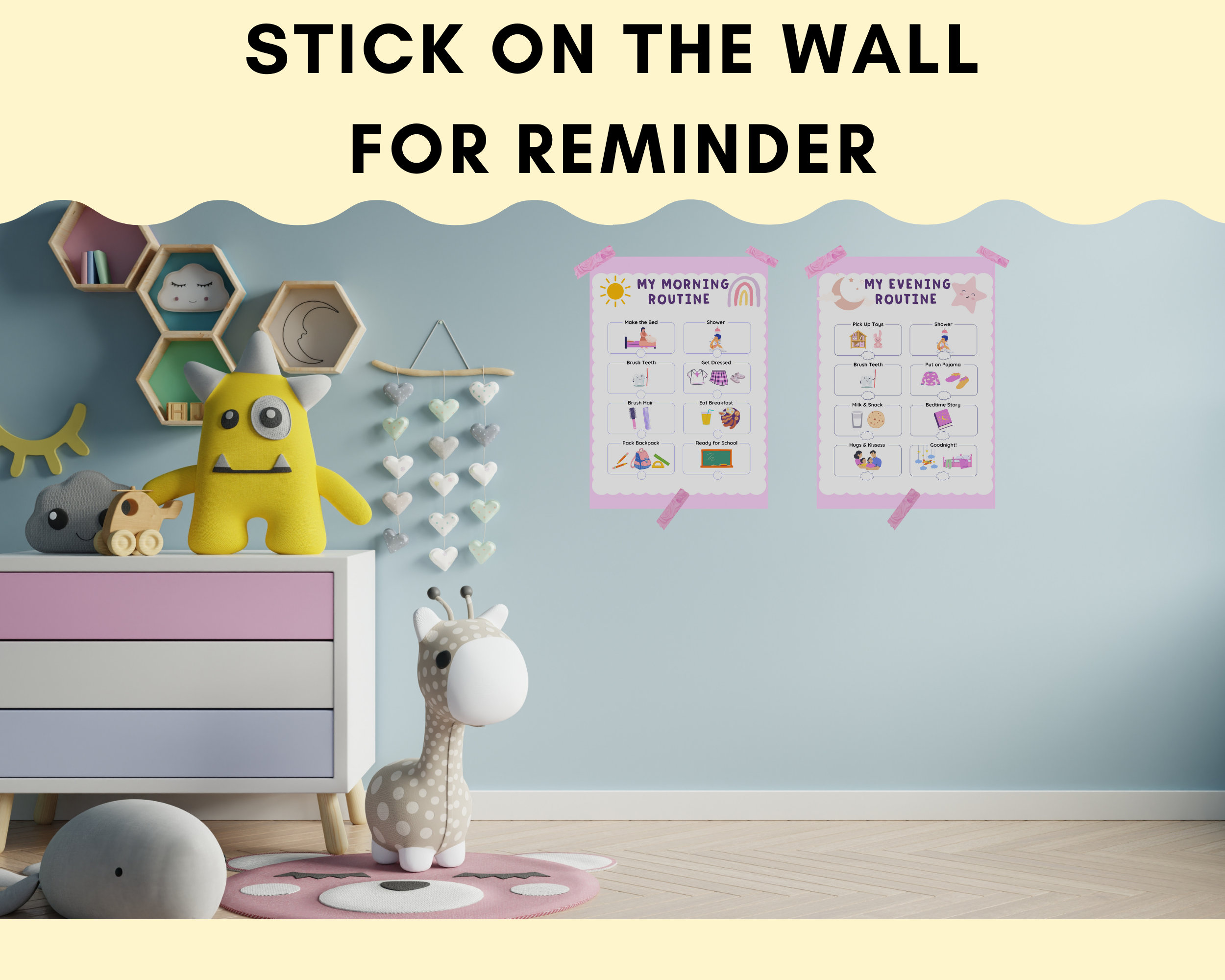 Printable Kids Daily Routine Journal Activity for Kids Morning Routine ...