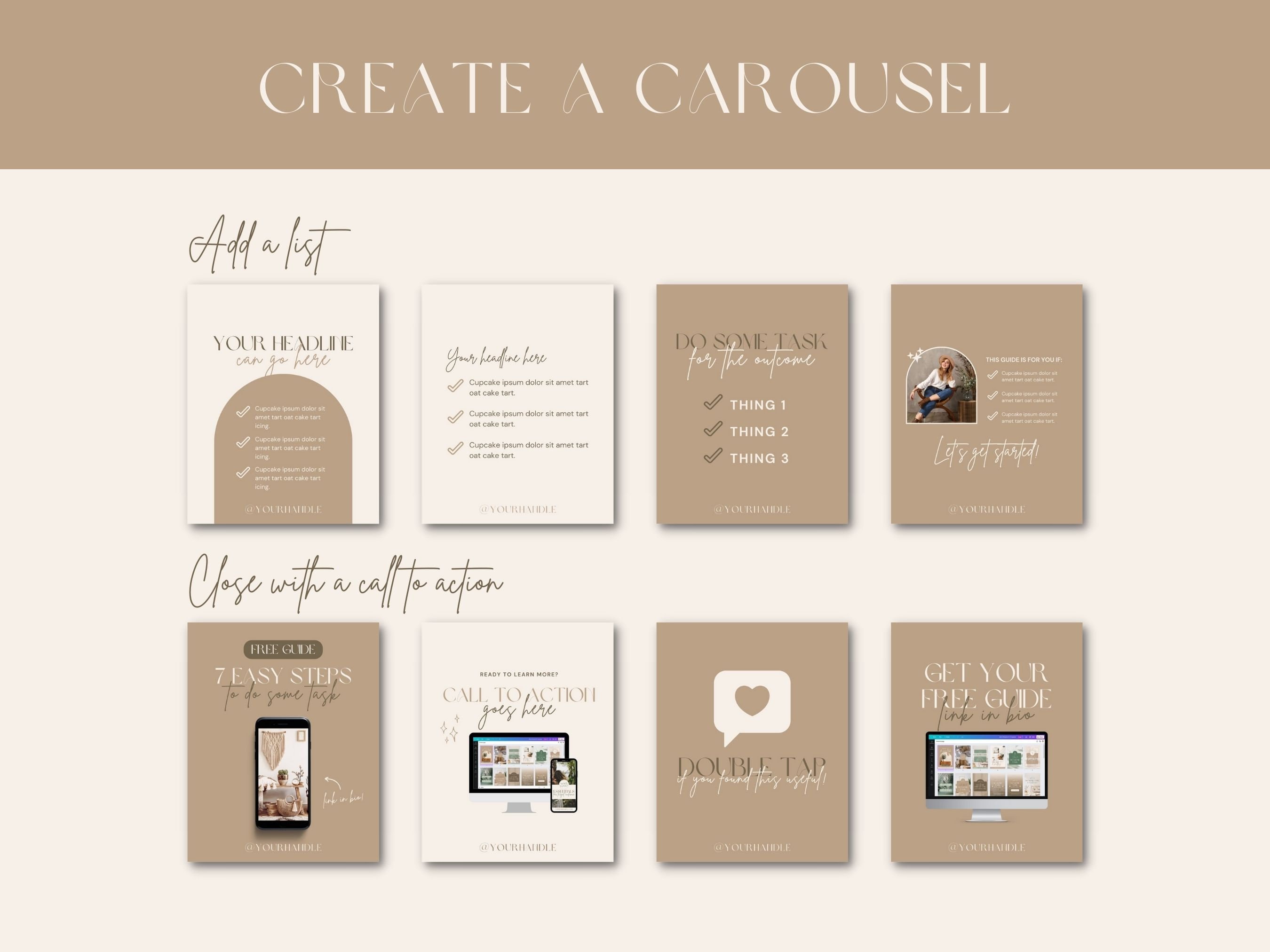 Instagram Post Templates for Coaches | Instagram Template Canva | IG ...