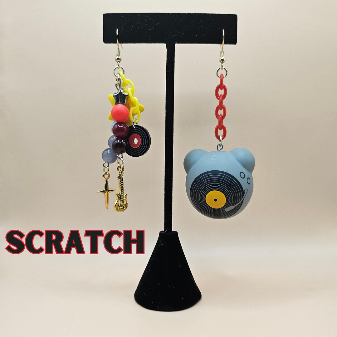 UB Funkeys Y2K Mismatched Earrings - Scratch - Etsy
