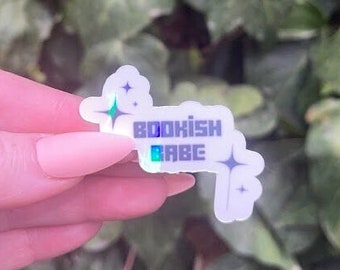 Bookish Babe Sticker | Bookish Sticker | Kindle Stickers | Booktok Stickers | Vinyl Sticker
