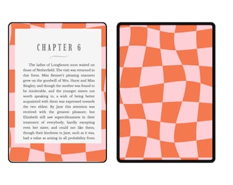 Aspect Kindle | Skins Kindle Paperwhite | Stickers Kindle | Skins Kindle | Sticker blanc papier | Damier déformé | Vinyle Kindle