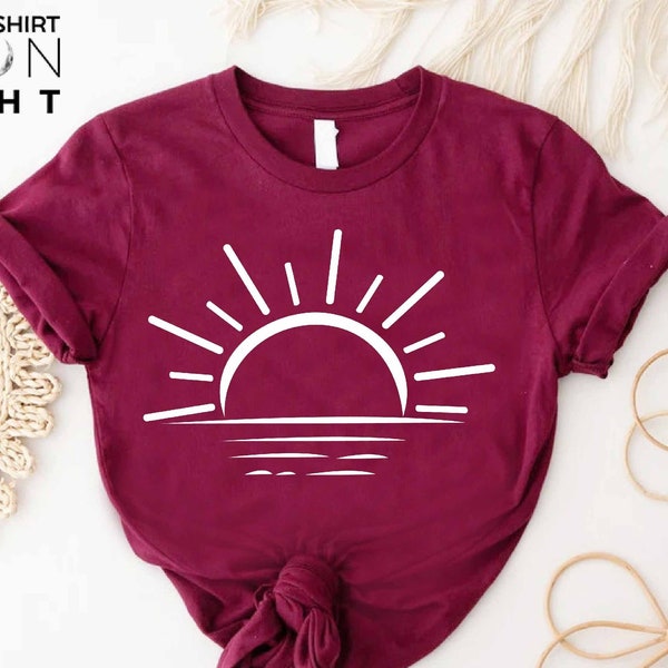 Shirt - Sea Path Shirt - Mini Sunrise Elderberry
