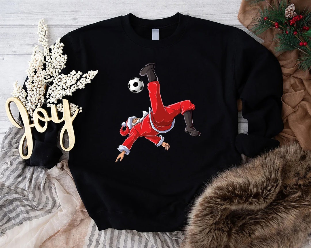 Soccer Christmas Sweatshirt,soccer Player Christmas Gift,christmas