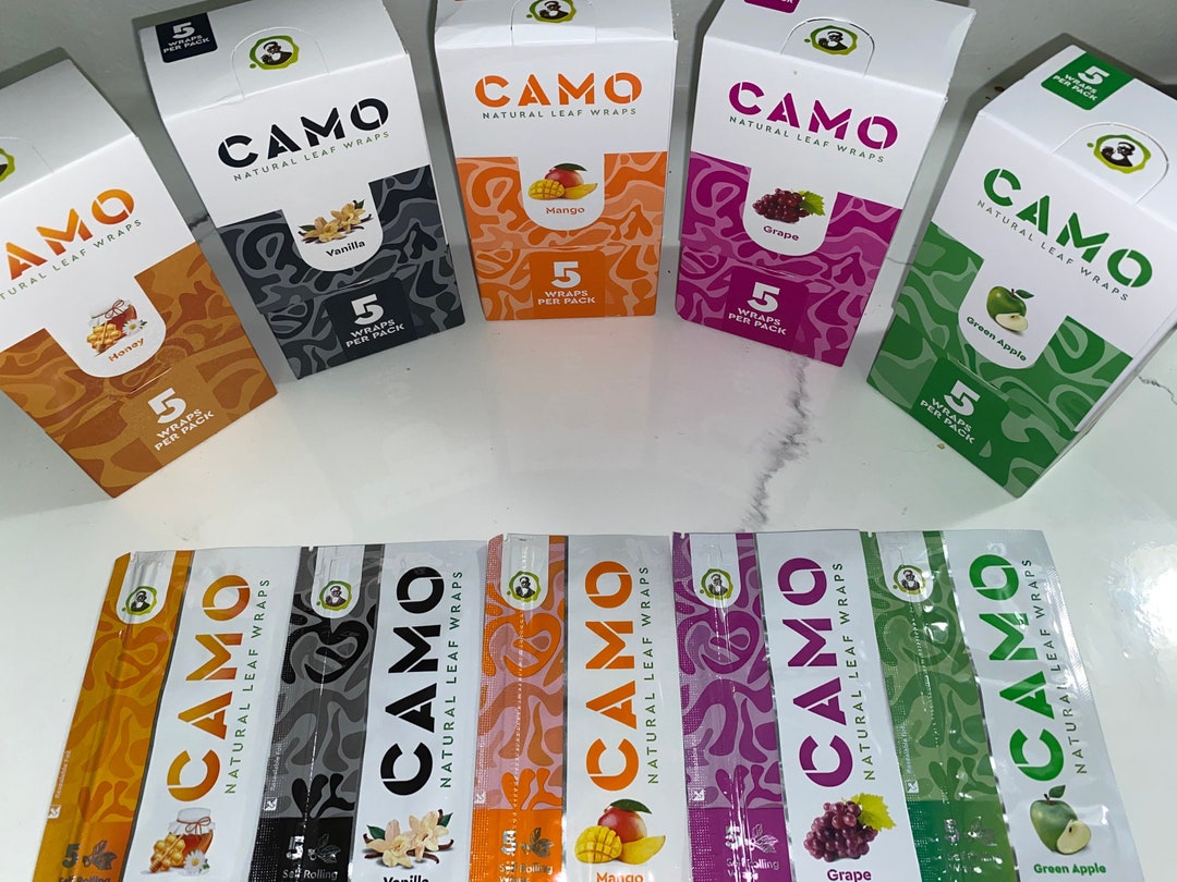 Camo Self Rolling Wraps Etsy