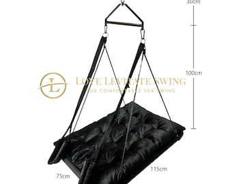 Love Levitate Sex Swing in Black - The Comfortable Sex Swing