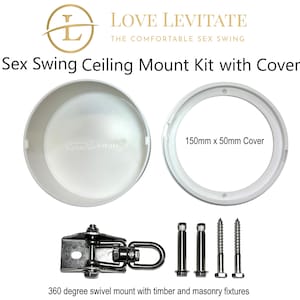 KIT: Sex Swing Ceiling Mount Kit and Discreet Cover image 4