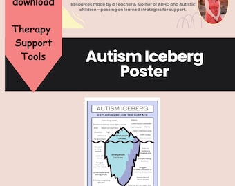 Autism Iceberg Poster: Awareness & Acceptance (Digital Download)