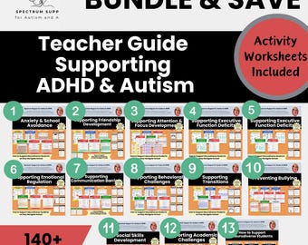 Przewodnik dla nauczycieli autyzmu i ADHD: Zasoby dla klas integracyjnych (do pobrania w wersji cyfrowej)