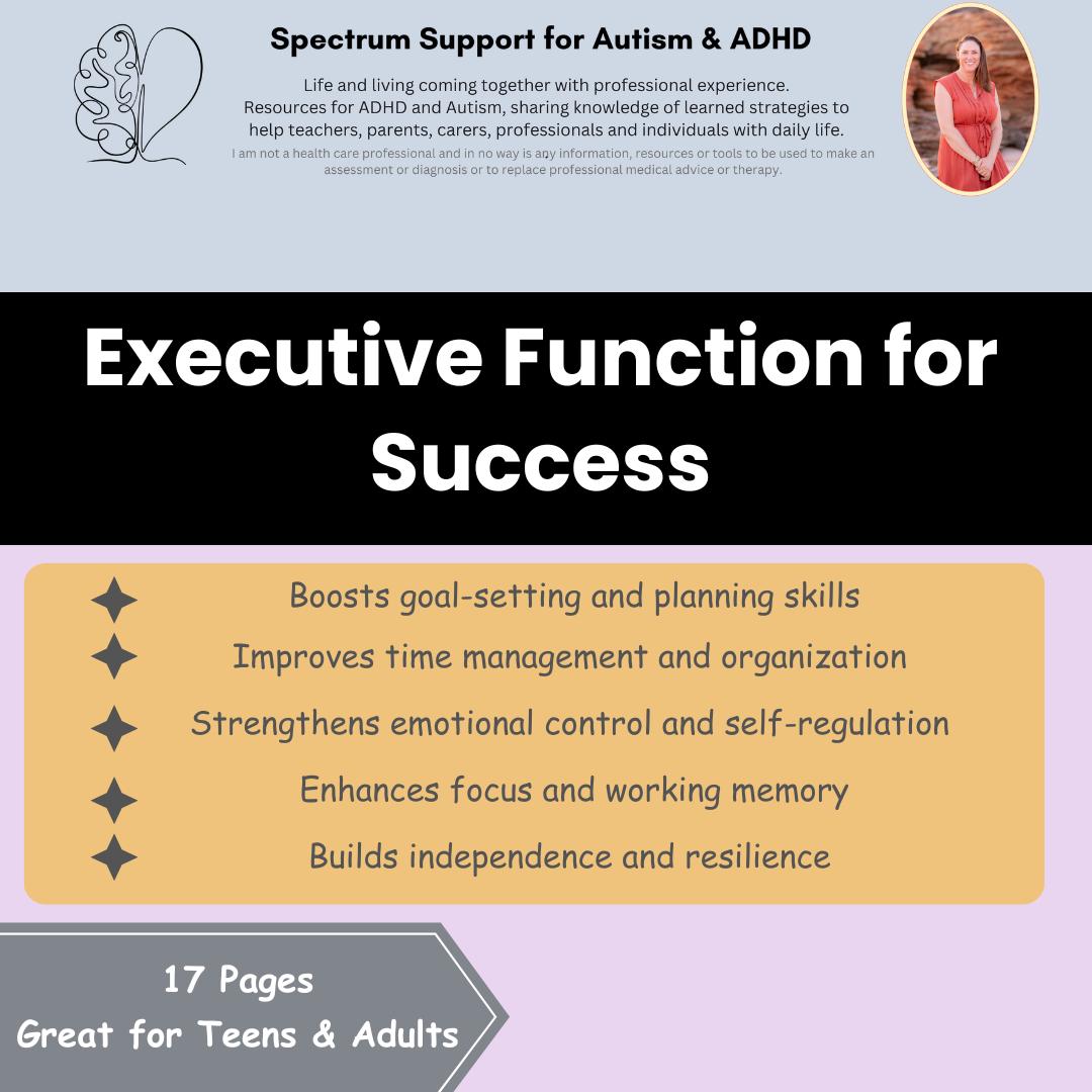 Keys to Success Autism Spectrum ADHD Support Executive Function ...
