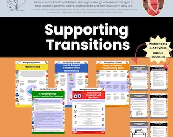 ADHD Autism School Transitions Guide: Strategies & Support (digital ...
