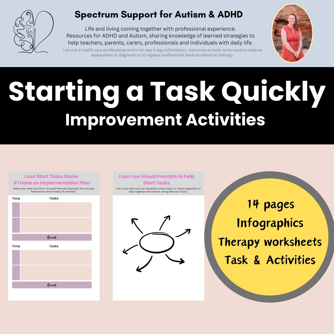 Task Initiation Activities: ADHD & Autism Support (digital Download) - Etsy