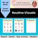 Routine Visual Charts Daily Functioning Support Structure Autism ...
