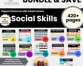 Social Skills Tool: Autism & ADHD Resources for Teachers (Digital Download)