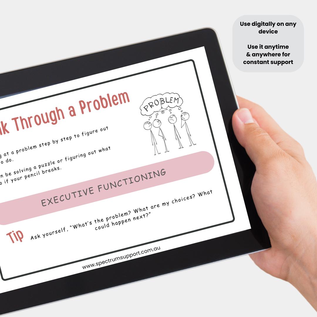 Executive Functioning Skills Posters: Teacher, Therapist, ADHD, Autism ...
