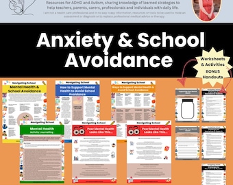 School Anxiety Resource Pack: Autism & ADHD Classroom Support (PDF Download)